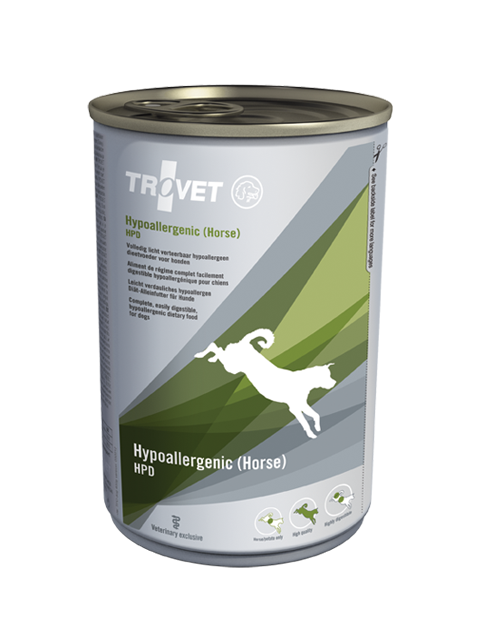 Trovet Hypoallergenic Horse HPD konzerv 400g – 1. kép