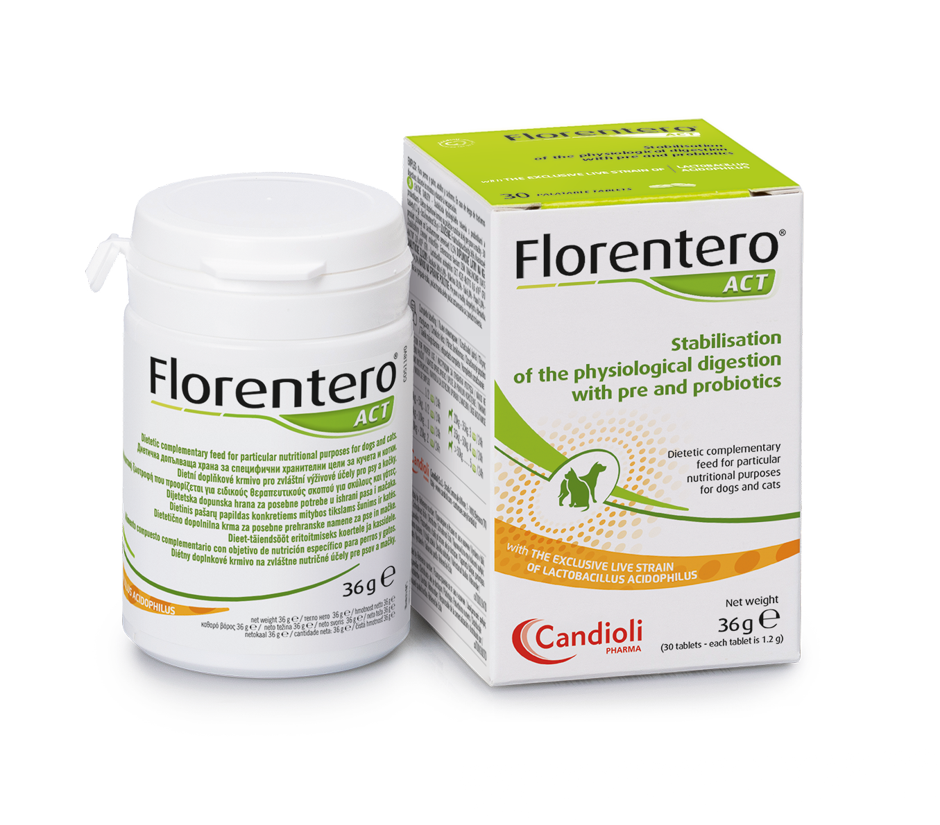 Florentero Act bélflóra-stabilizáló tabletta 30db – 1. kép