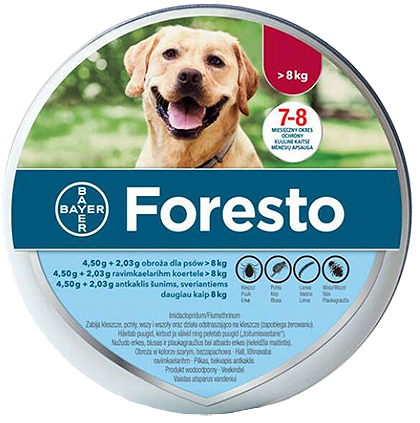 Foresto nyakörv 8kg felett 70cm – 1. kép
