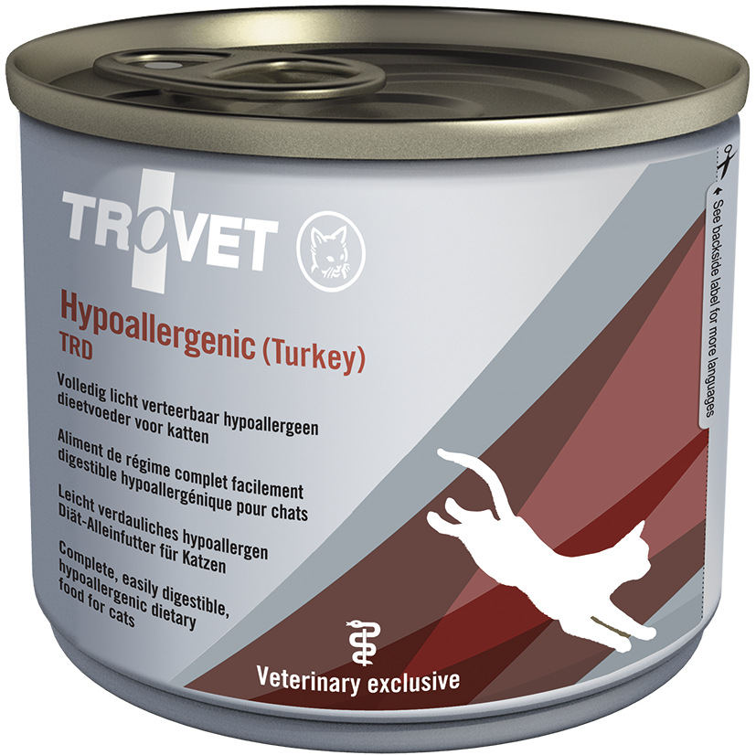 Trovet Hypoallergenic Turkey TRD Cat konzerv 200g – 1. kép