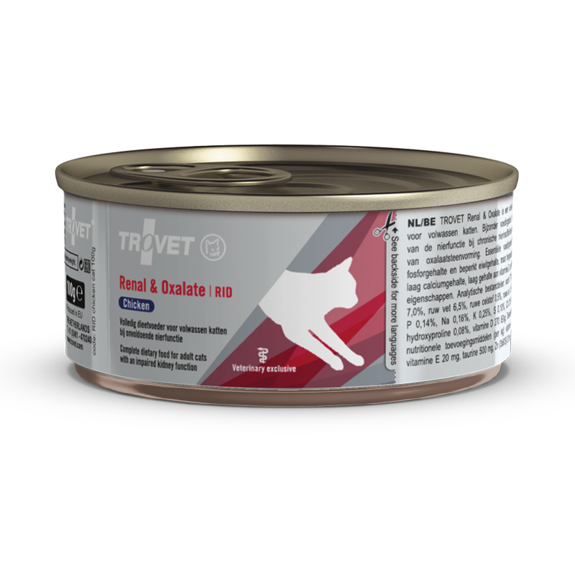 Trovet Renal Oxalate Diet Cat RID Chicken 100g – 1. kép
