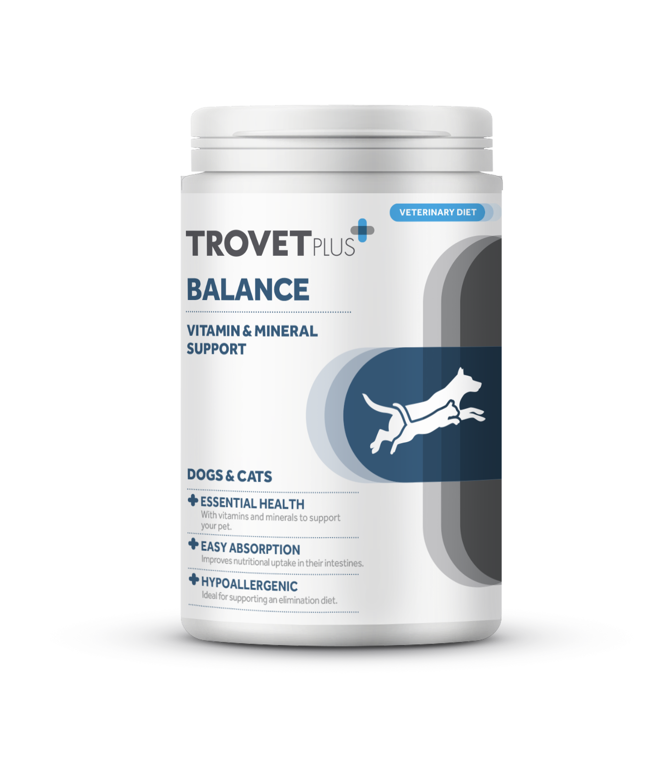 TrovetPlus Balance Powder Dog / Cat 250g – 1. kép