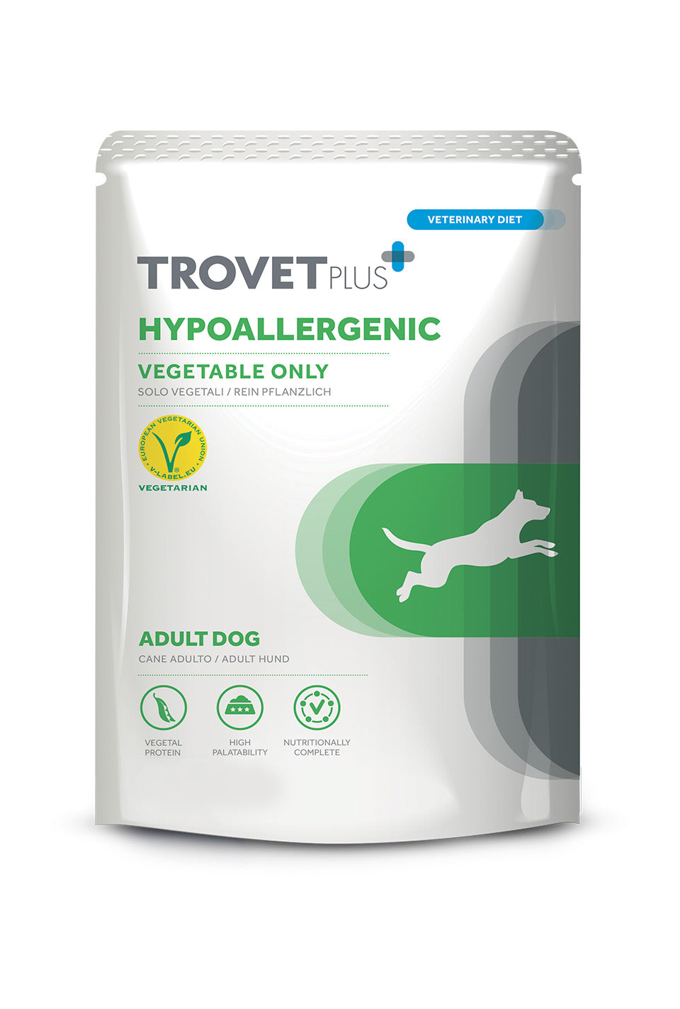 TrovetPlus Hypoallergenic DOG Pouch Vegetable Only 100 g – 1. kép