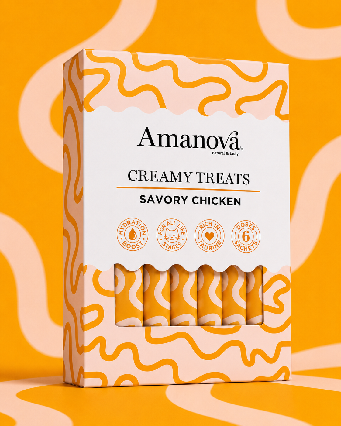 Amanova Creamy Treats– Savory Chicken – 4. kép