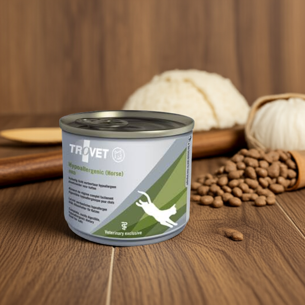 Trovet Hypoallergenic Horse HRD Cat konzerv 200g – 2. kép