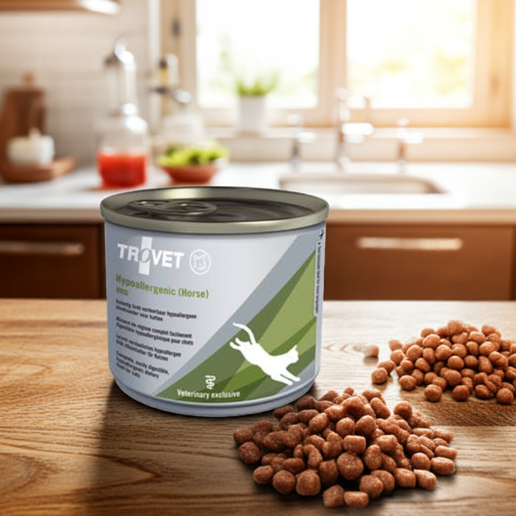Trovet Hypoallergenic Horse HRD Cat konzerv 200g – 3. kép