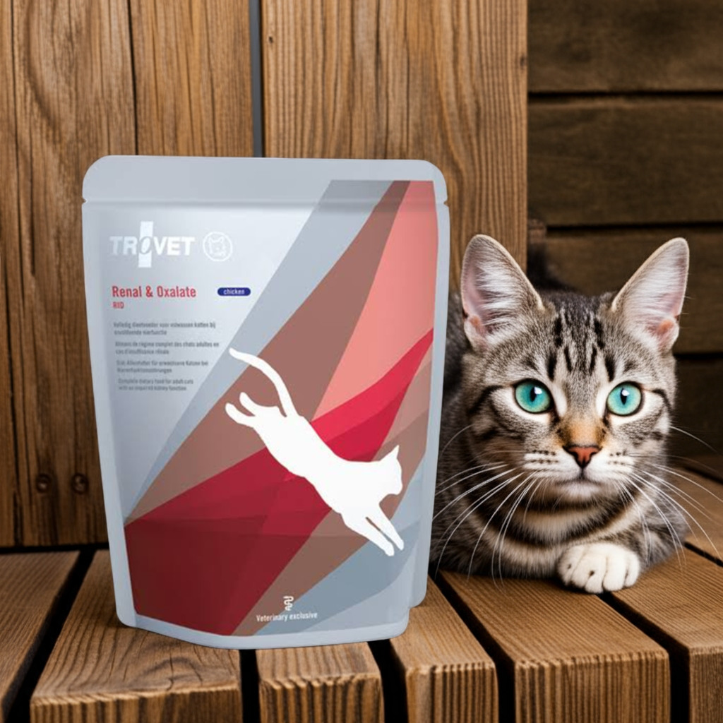 Trovet Renal Oxalate Diet Cat RID Chicken alutasakos 85g – 3. kép
