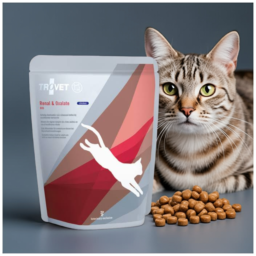 Trovet Renal Oxalate Diet Cat RID Chicken alutasakos 85g – 2. kép