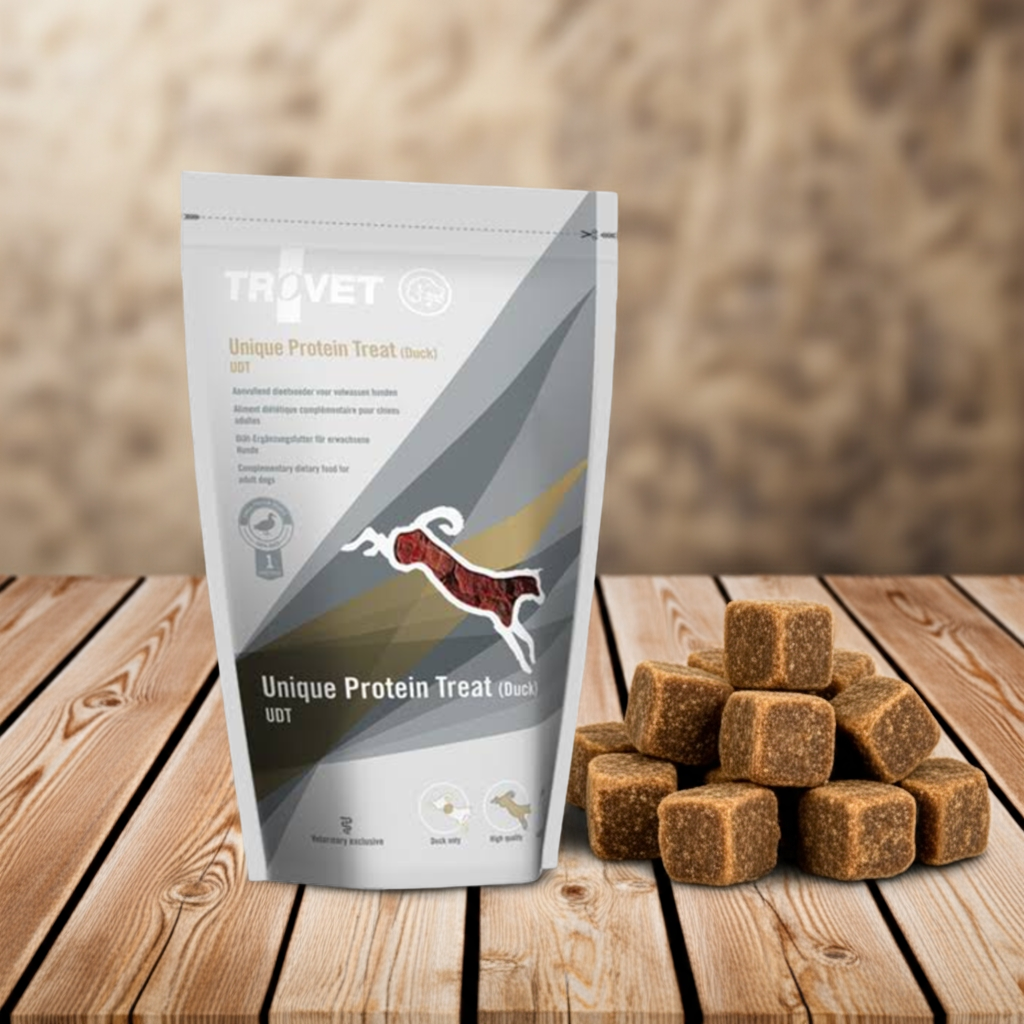 Trovet Unique Protein Treat UDT Duck 125g jutalomfalat – 4. kép