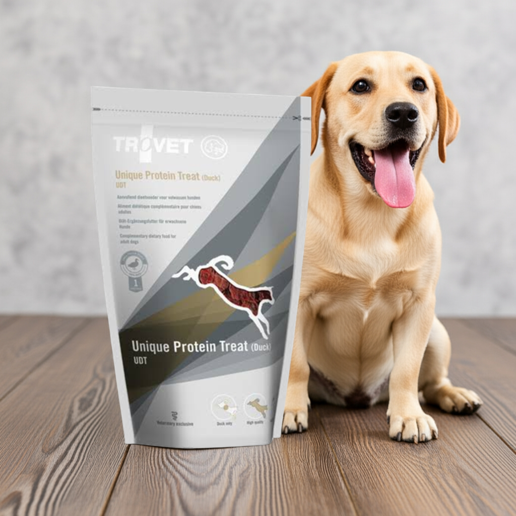 Trovet Unique Protein Treat UDT Duck 125g jutalomfalat – 5. kép