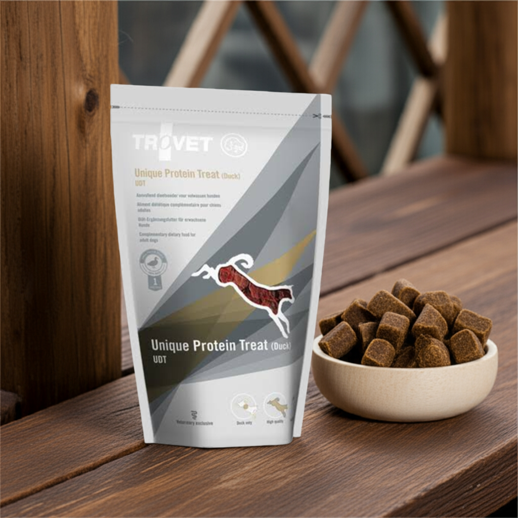 Trovet Unique Protein Treat UDT Duck 125g jutalomfalat – 3. kép