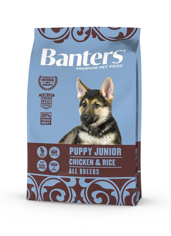 Visan Banters Dog Puppy Junior Chicken and Rice 3kg – 1. kép