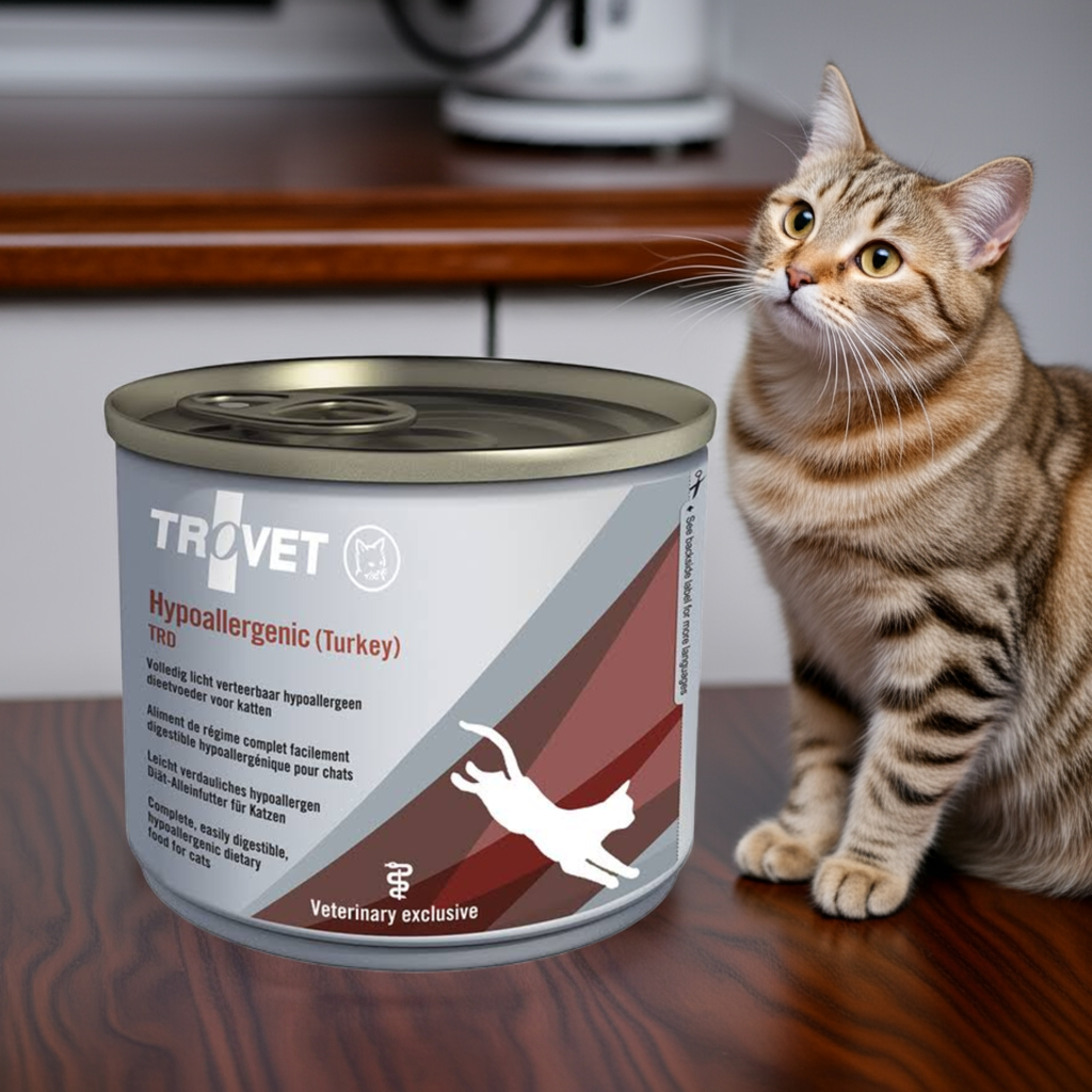 Trovet Hypoallergenic Turkey TRD Cat konzerv 200g – 3. kép