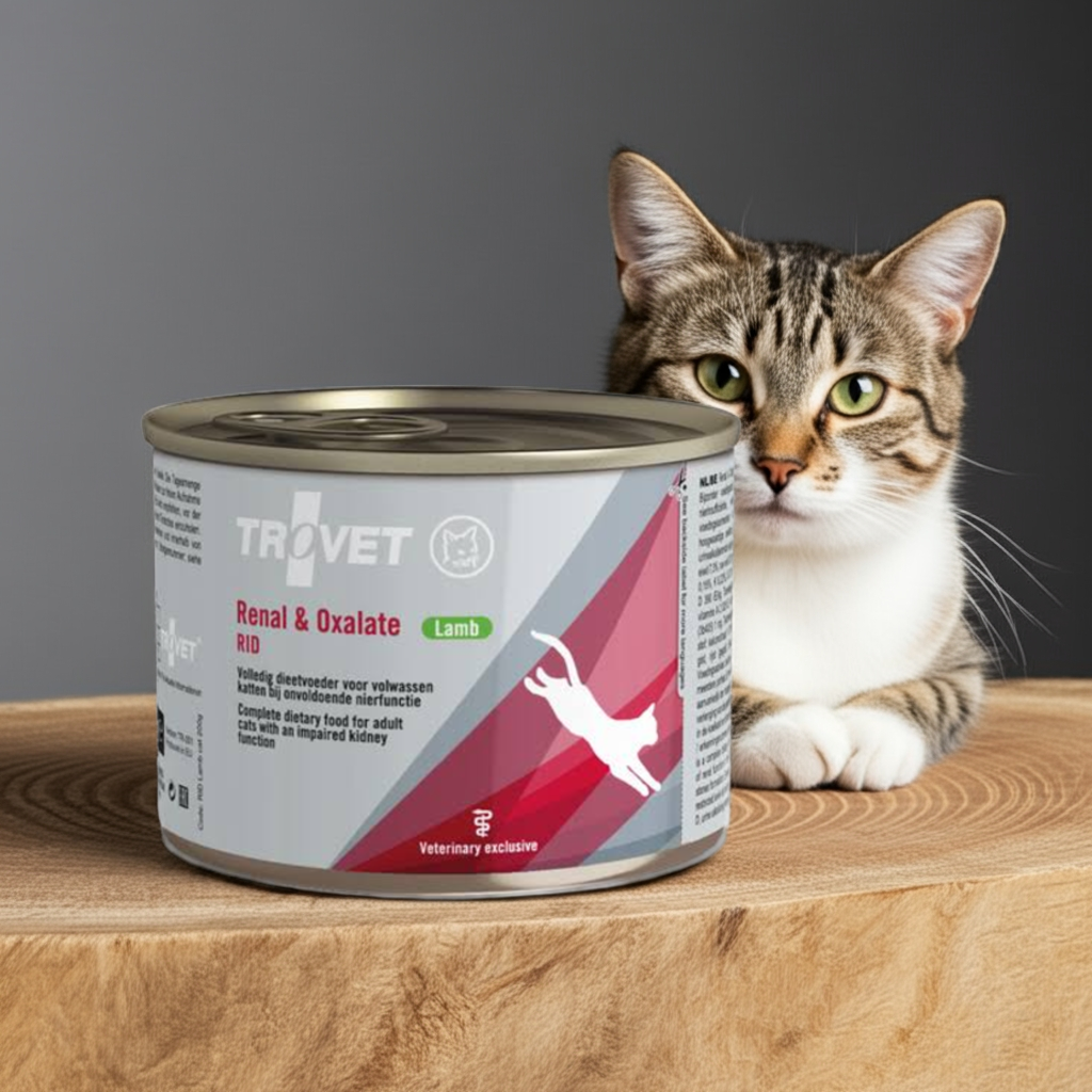 Trovet Renal Oxalate Diet Cat RID Lamb konzerv 200g – 2. kép