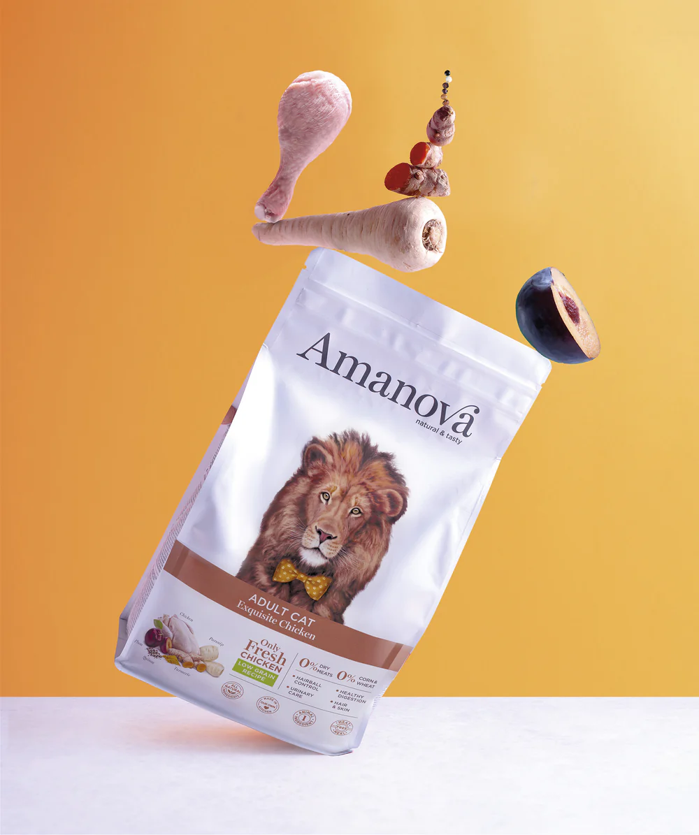 Amanova Cat LG Adult Exquisite Chicken & Quinoa 1,5 kg – 1. kép