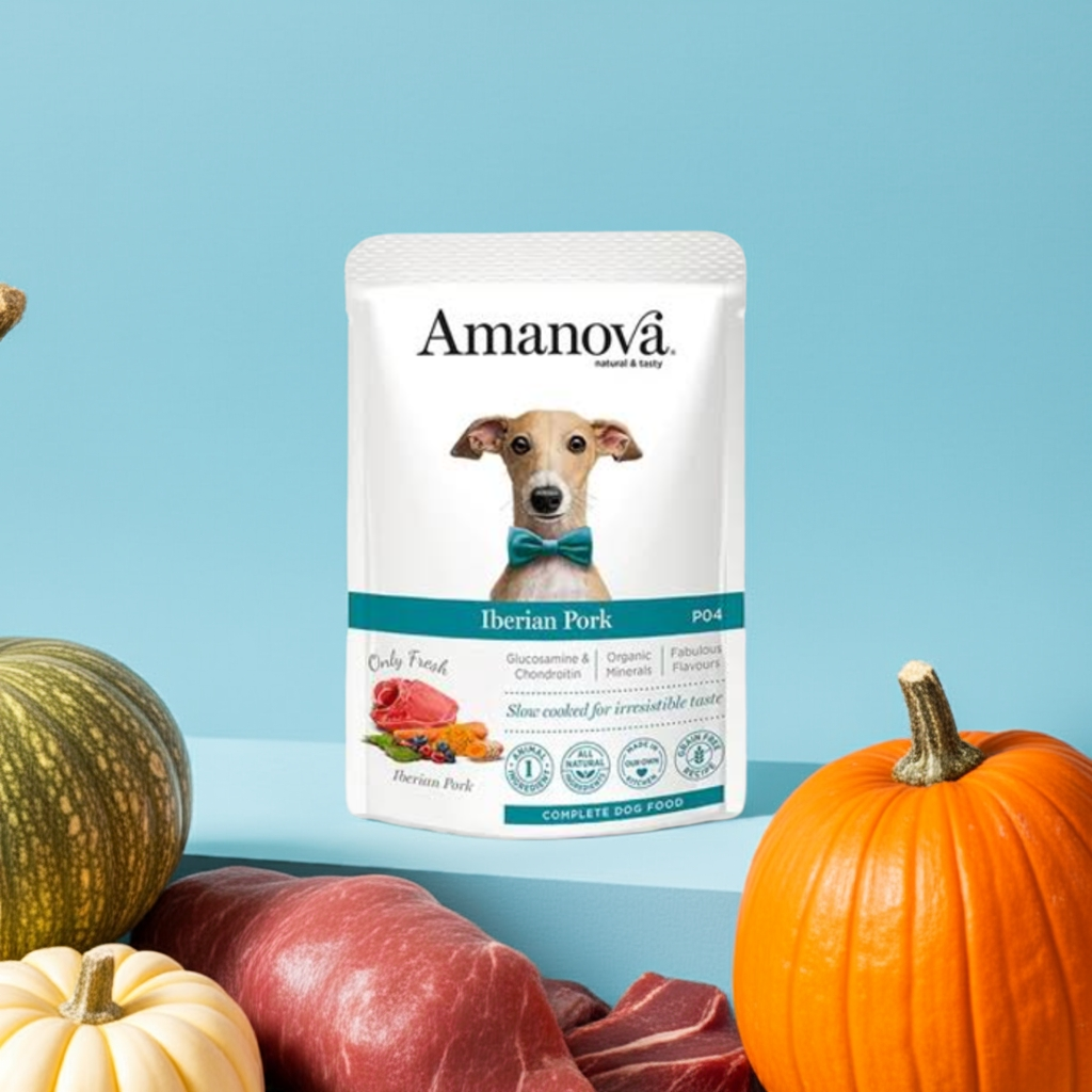 Amanova Dog GF Pouch Adult Iberian Pork P04 300 g – 2. kép
