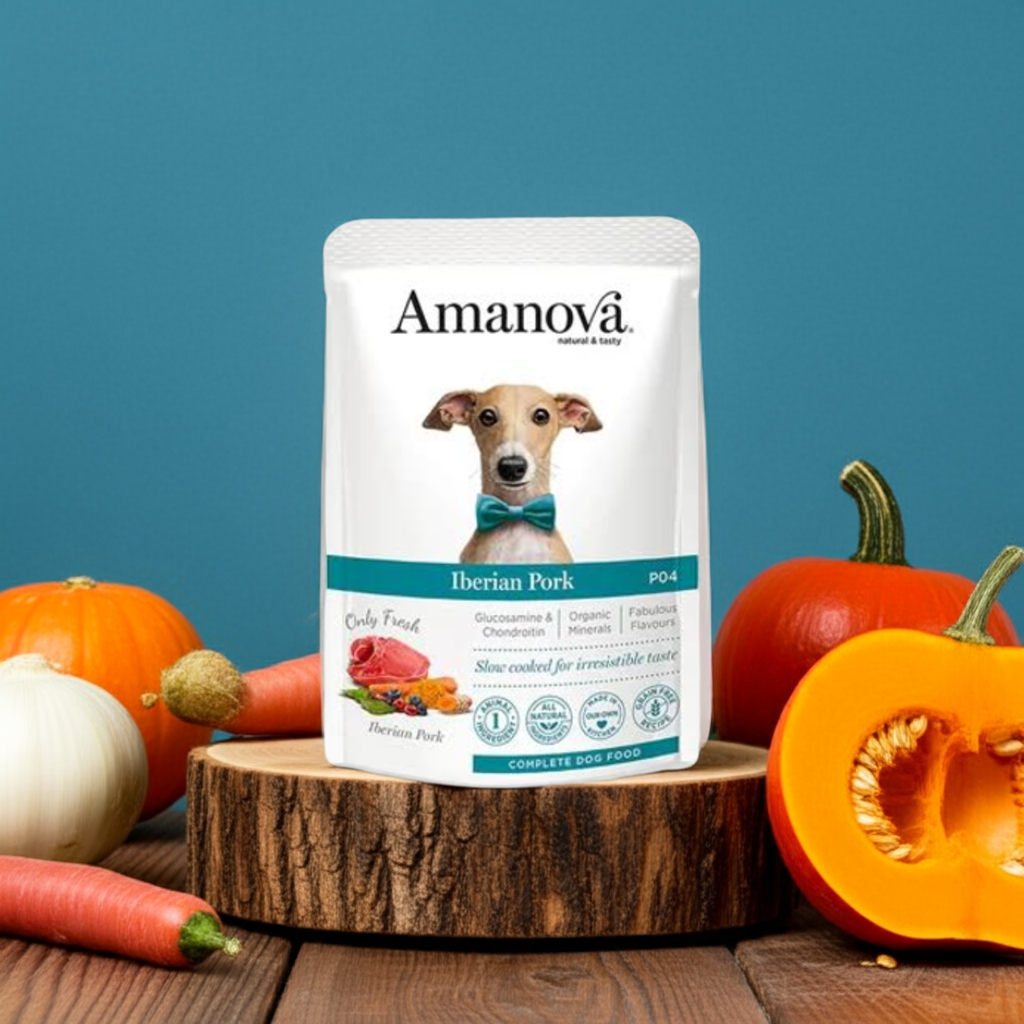Amanova Dog GF Pouch Adult Iberian Pork P04 300 g – 3. kép