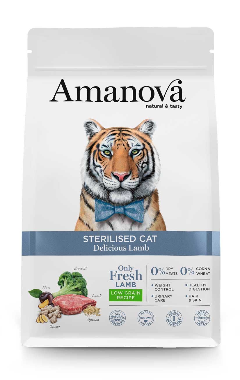 Amanova Cat LG Sterilised Delicious Lamb & Quinoa 1,5 kg – 1. kép