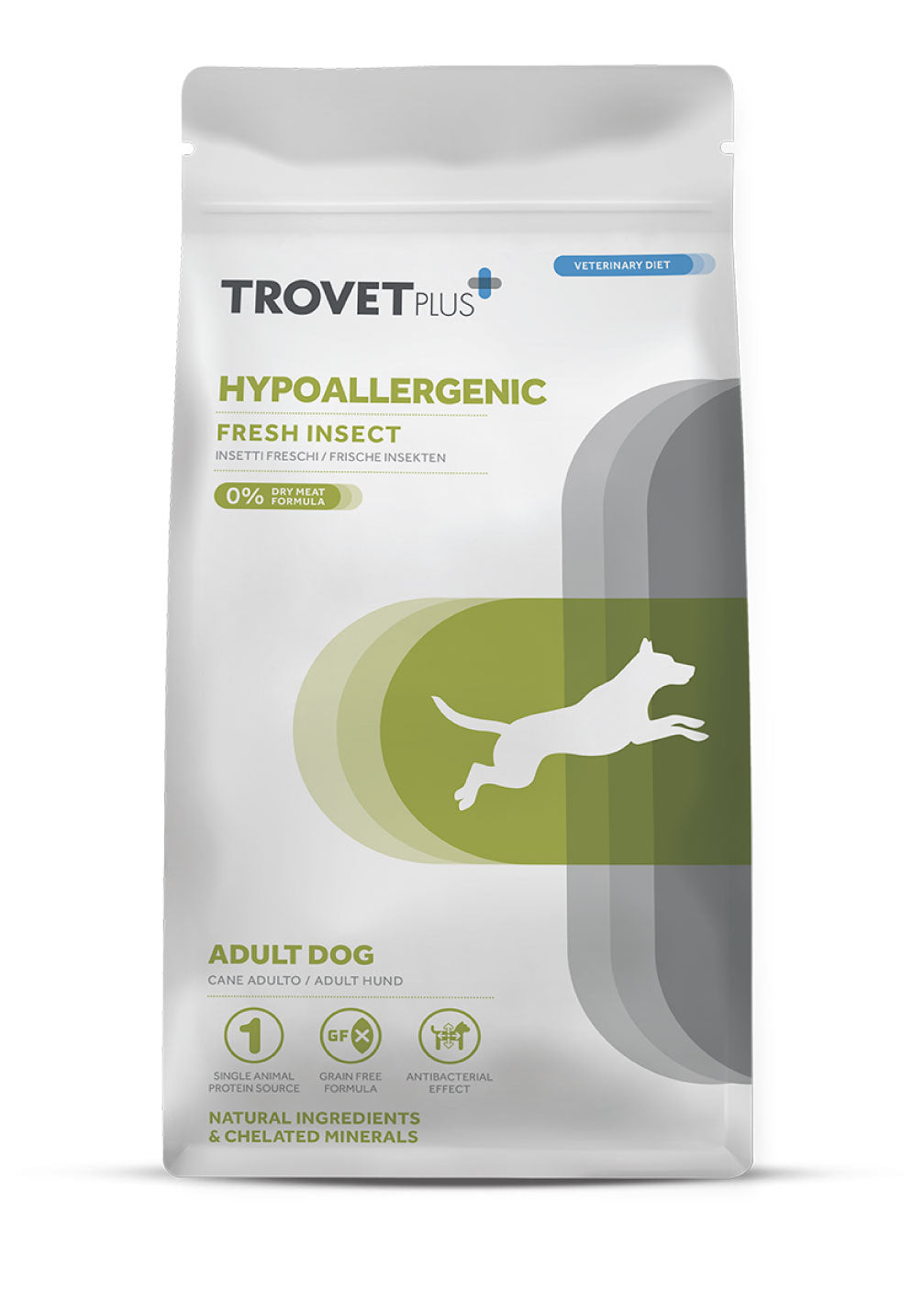 TrovetPlus Hypoallergenic DOG Adult Insect 10 kg – 1. kép
