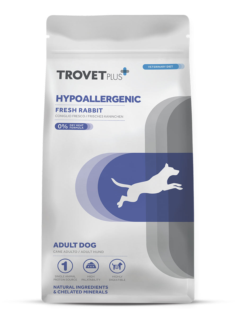 TrovetPlus Hypoallergenic Dog Adult Rabbit 10 kg – 1. kép