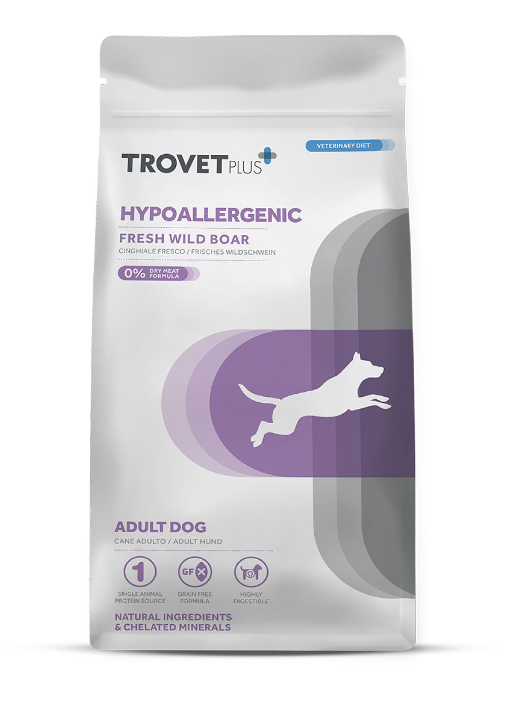 TrovetPlus Hypoallergenic Dog Adult Wild Boar 3 kg – 1. kép