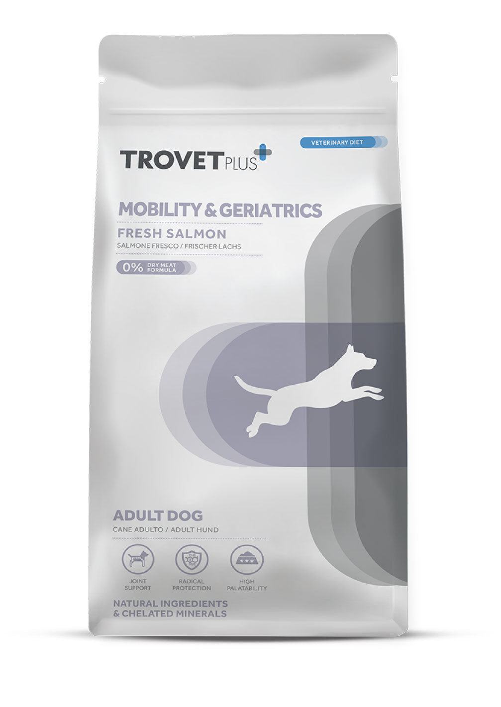 TrovetPlus Mobility & Geriatrics Dog Adult Salmon 3 kg – 1. kép