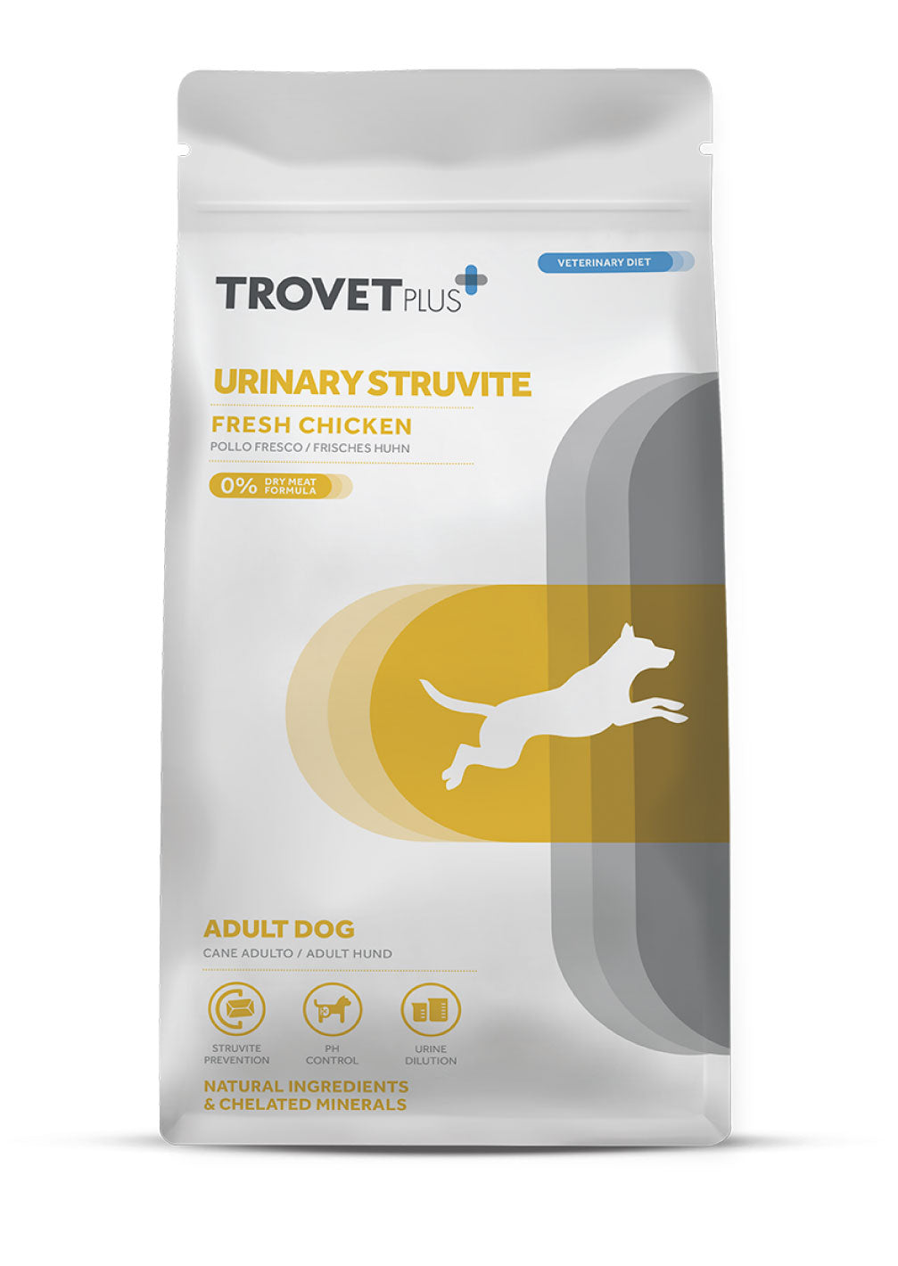 TrovetPlus Urinary Struvite Dog Adult Chicken 10 kg – 1. kép
