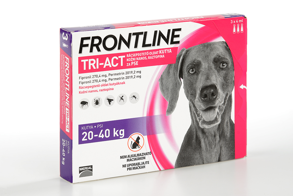 Frontline Tri-Act spot-on 20-40 kg 3x2ml - L – 1. kép